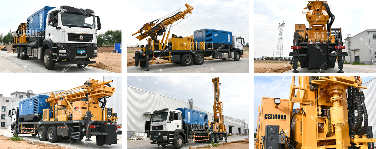 Hydraulic Pneumatic Truck Rotary Water Well Drilling Rig Hydraulic Pneumatic Truck Rotary Water Well Drilling Rig