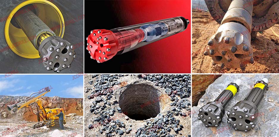 DTH Drilling Button Bits For Quarry And Road Construction Drilling With Air Compressor DTH Drilling Button Bits For Quarry And Road Construction Drilling With Air Compressor