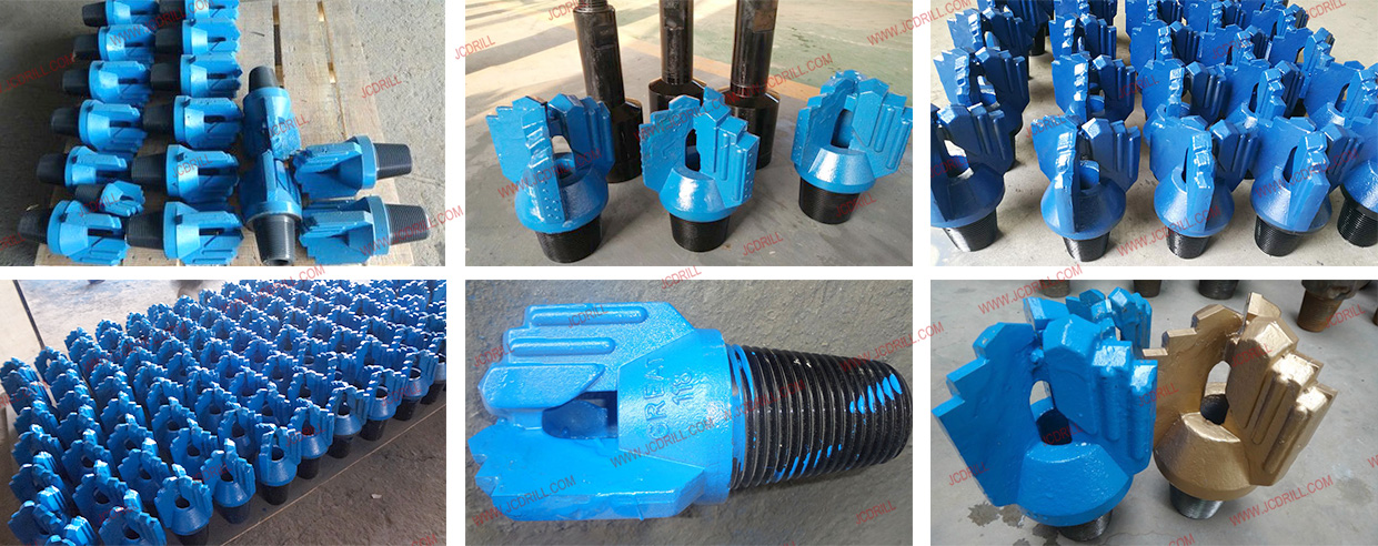 Water Well Drill Drag Bit With 2/3/4 Wings Water Well Drill Drag Bit With 2/3/4 Wings