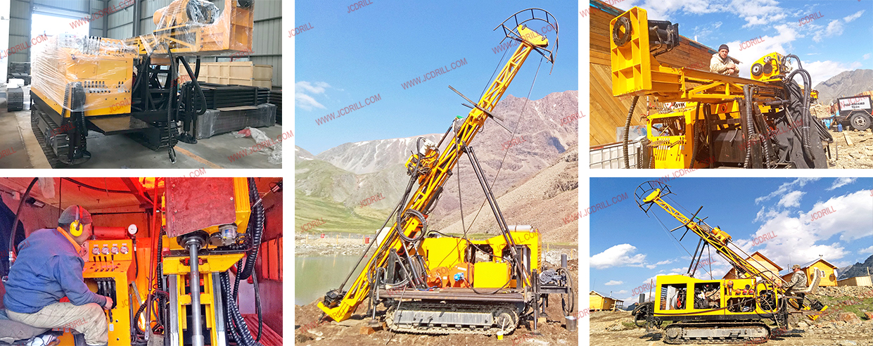 JCD400 Diamond core drilling mining rig for ore sample Full Hydraulic Portable Drilling Rig JCD400 Diamond core drilling mining rig for ore sample Full Hydraulic Portable Drilling Rig