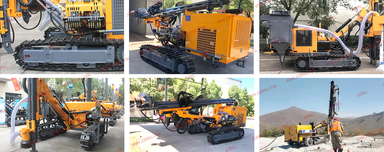 KG320 Rock Blasting DTH Drilling Rig For Mining KG320 Rock Blasting DTH Drilling Rig For Mining