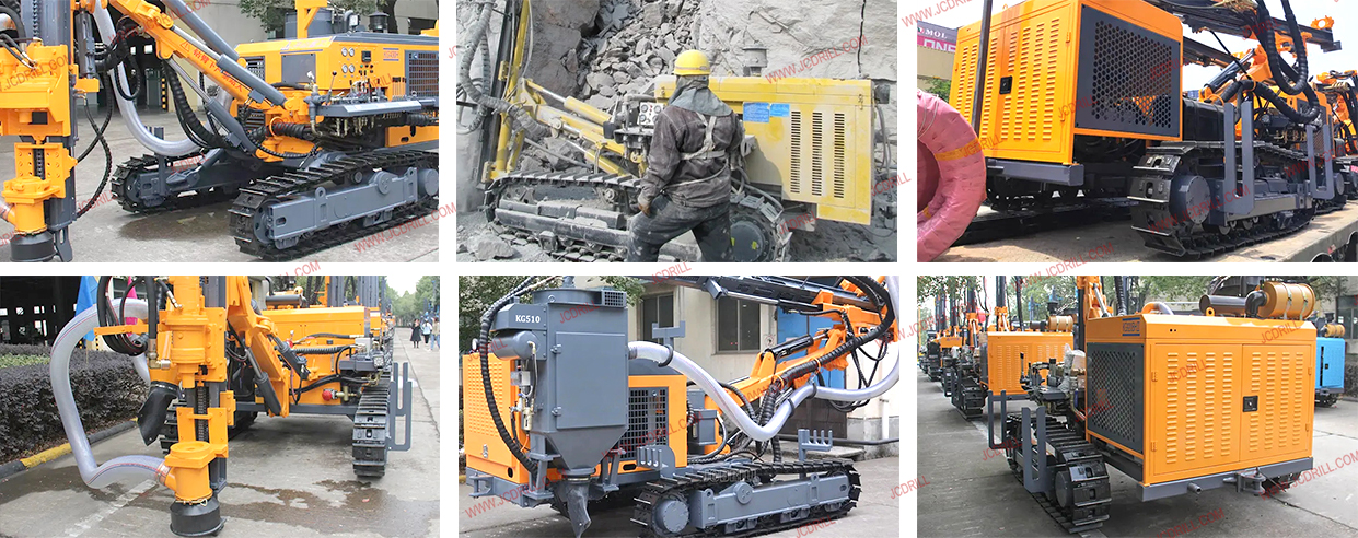 KG430 Crawler Diesel Engine Driven DTH Rock Drilling Rig KG430 Crawler Diesel Engine Driven DTH Rock Drilling Rig