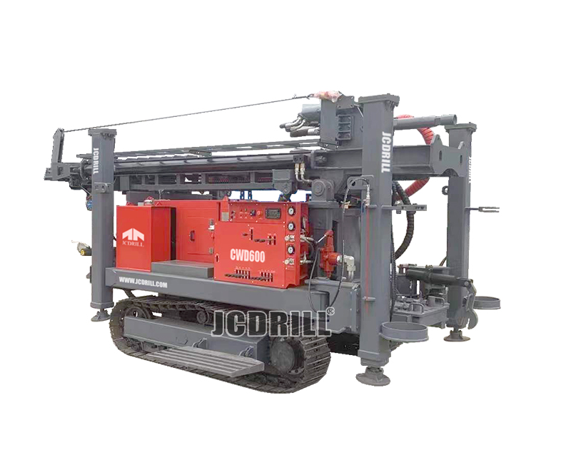 جهاز حفر آبار المياه الهيدروليكي الزاحف لـ 600 متر