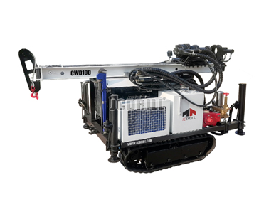 جهاز حفر آبار المياه متعدد الوظائف CWD100 المتحرك بالزاحف