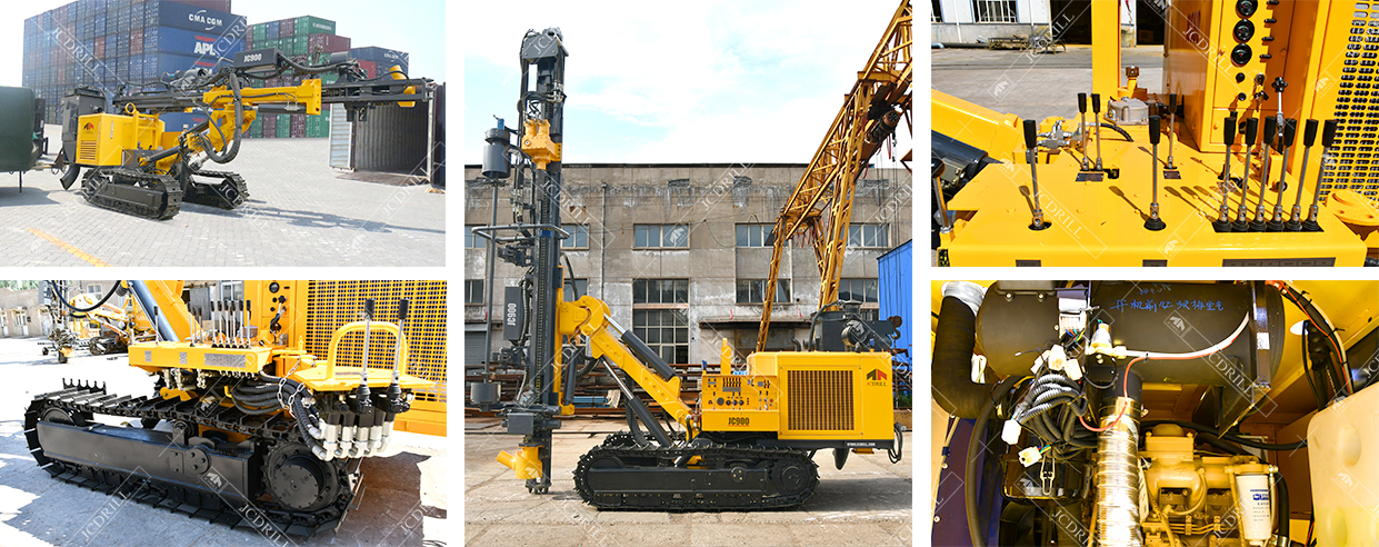 CL351 Hydraulic Crawler DTH Rock Blasting Rotary Drilling Rig CL351 Hydraulic Crawler DTH Rock Blasting Rotary Drilling Rig