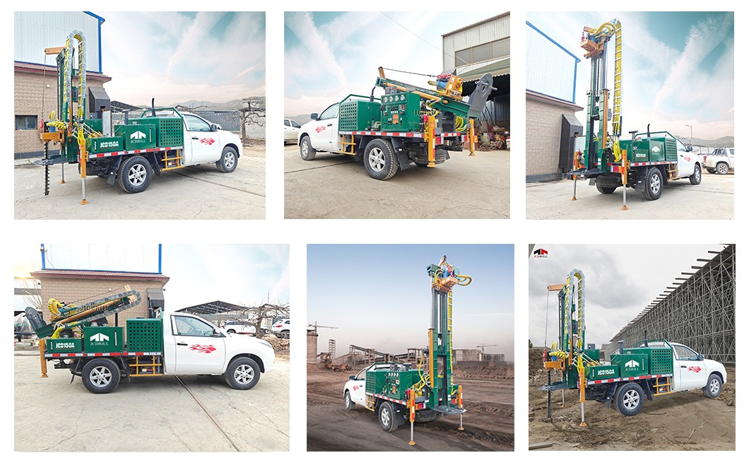 Jcd150A جهاز حفر أخذ عينات التربة الهيدروليكي آلة حفر لب الاستكشاف بالمثقاب Jcd150A جهاز حفر أخذ عينات التربة الهيدروليكي آلة حفر لب الاستكشاف بالمثقاب
