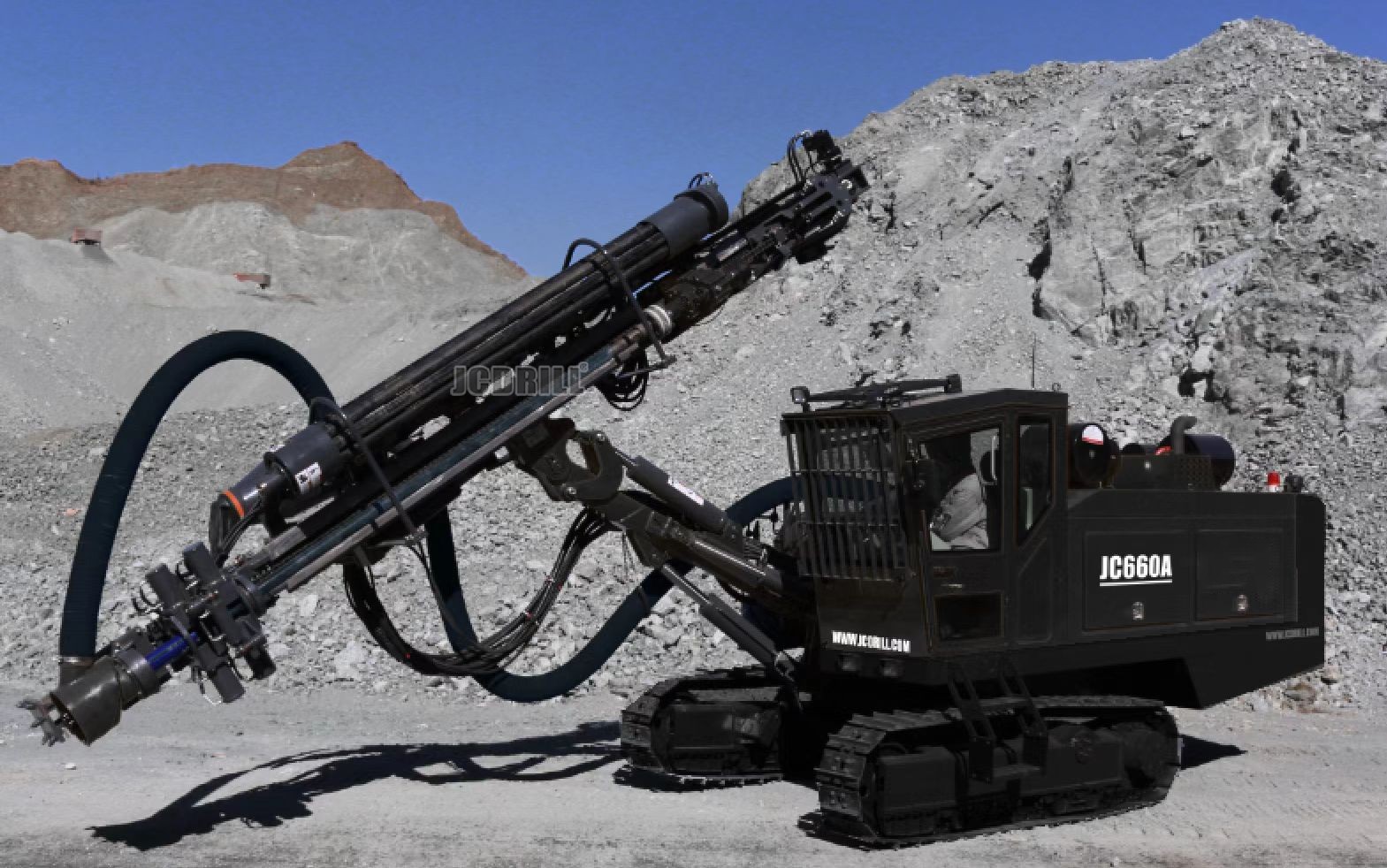 JCDRILL JC660A جهاز حفر التفجير الصخري المتكامل DTH JCDRILL JC660A جهاز حفر التفجير الصخري المتكامل DTH