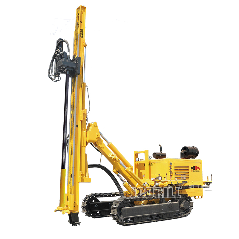 JC980 Hydraulic DTH Roجهاز حفر الصخور الهيدروليكي JC980 DTHck Blasting Drilling Rig