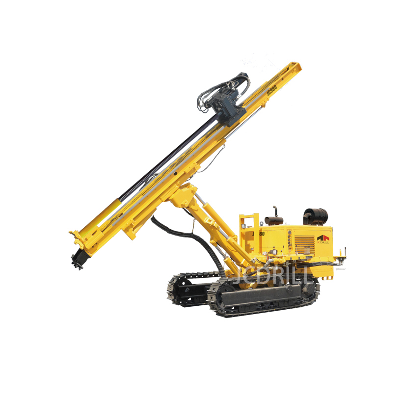 JC980 Hydraulic DTH Roجهاز حفر الصخور الهيدروليكي JC980 DTHck Blasting Drilling Rig JC980 Hydraulic DTH Roجهاز حفر الصخور الهيدروليكي JC980 DTHck Blasting Drilling Rig