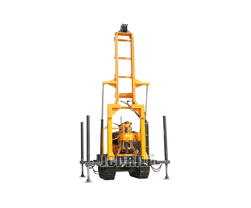 جهاز حفر الآبار المائية/الأساسية ذو الزاحف العمودي JXY200L