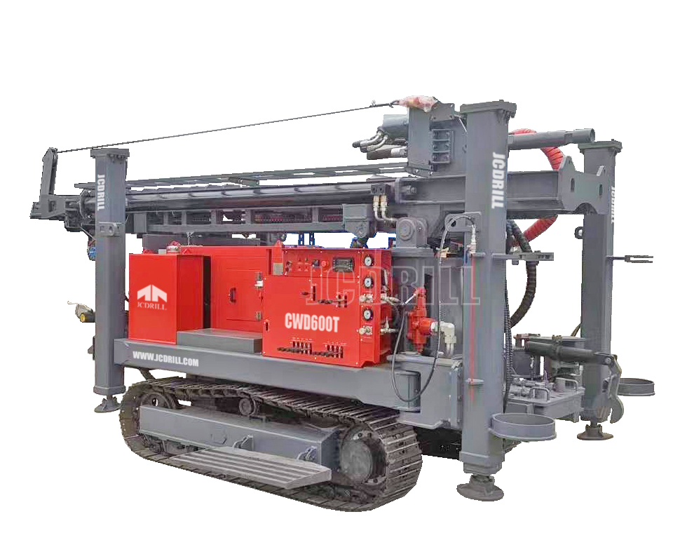 جهاز حفر آبار المياه المثبت على زاحف CWD600T