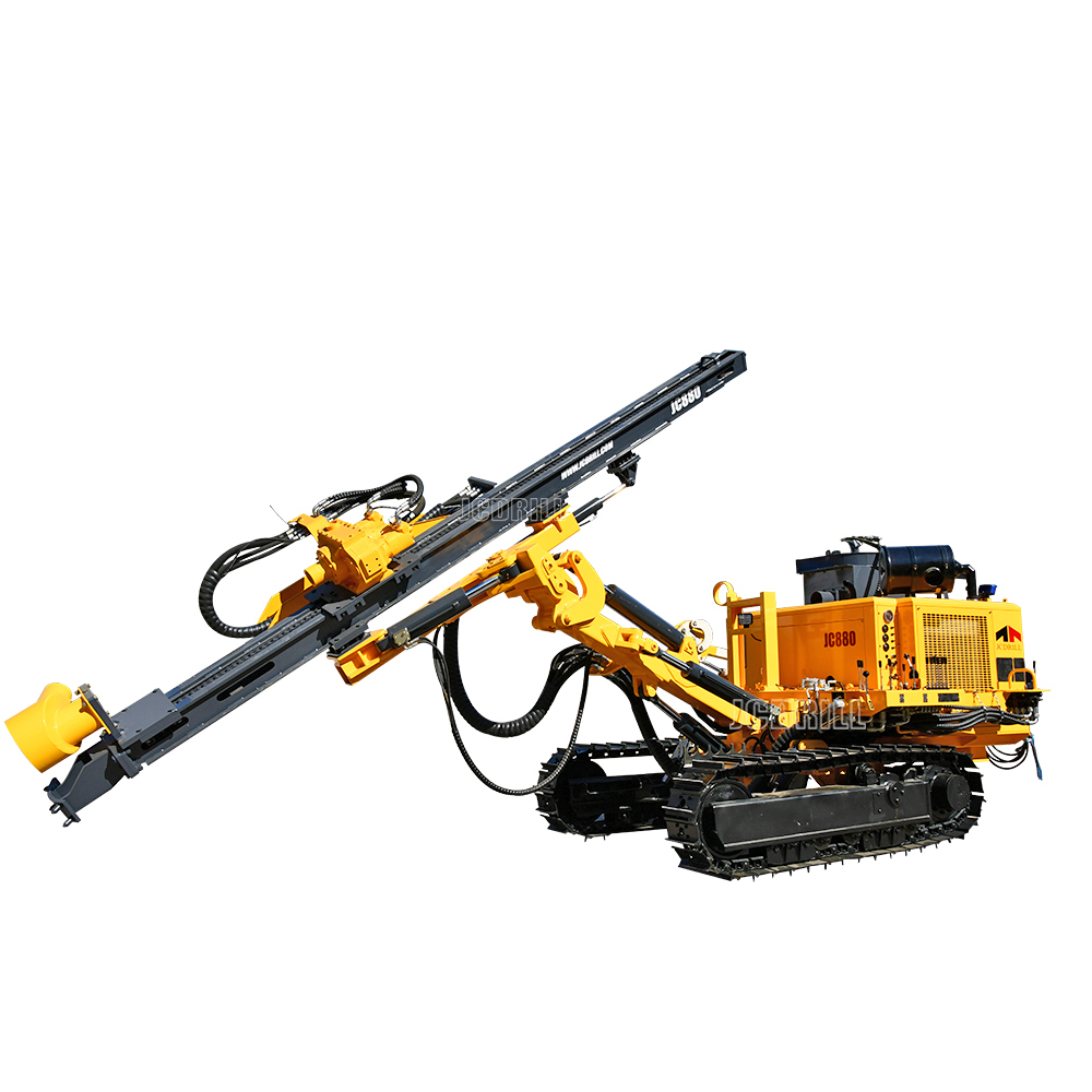 كيف تعمل منصة الحفر DTH