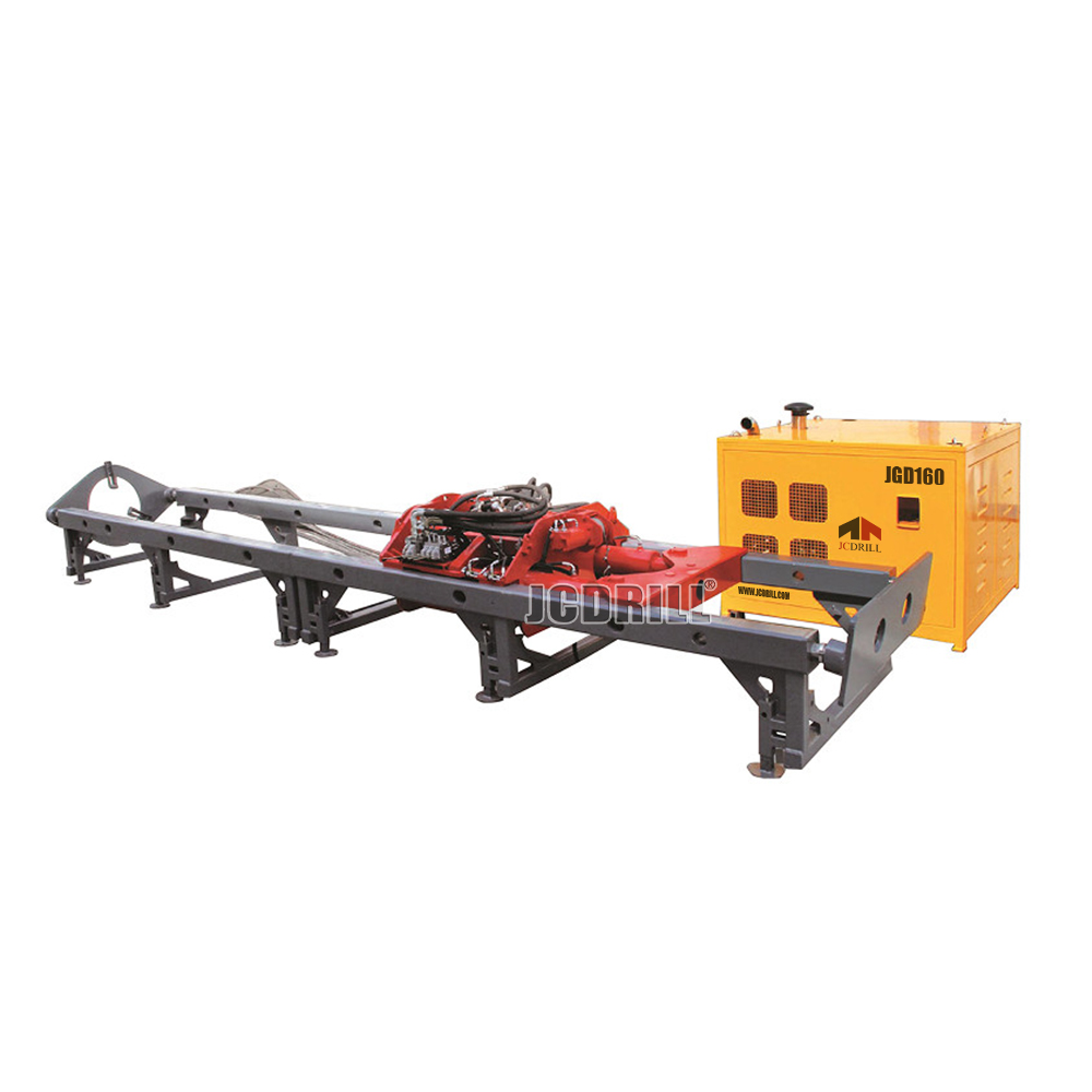 JGD160 Guided Auger Boring Pipe Jacking Drill Rig