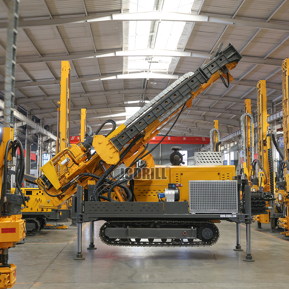 JCD2200S قلب هيدروليكي كامل سرعة الحفر السريع منصة استكشاف المعادن لحفر المنحدرات والثقوب المستقيمة
