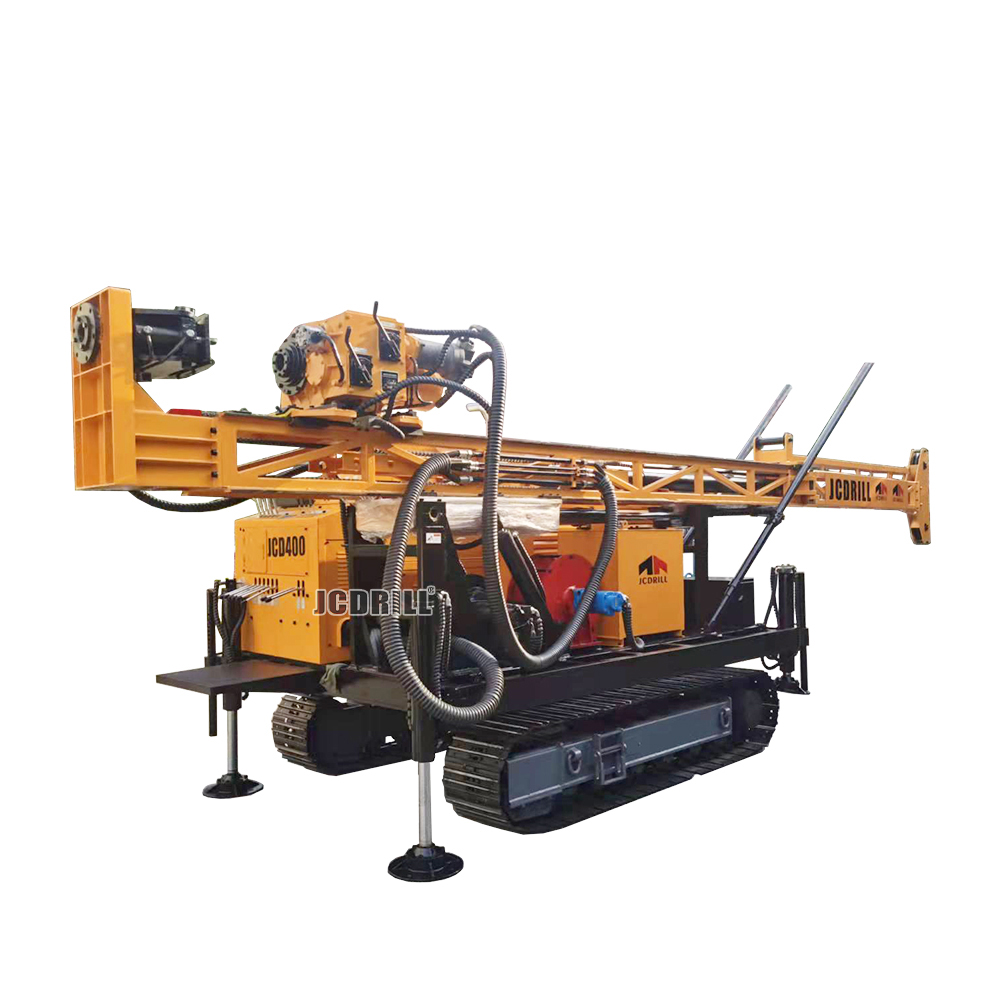جهاز حفر استكشافي هيدروليكي لتعدين الذهب مثبت على مجنزرة JCD400 بكفاءة عالية في أخذ العينات السلكية