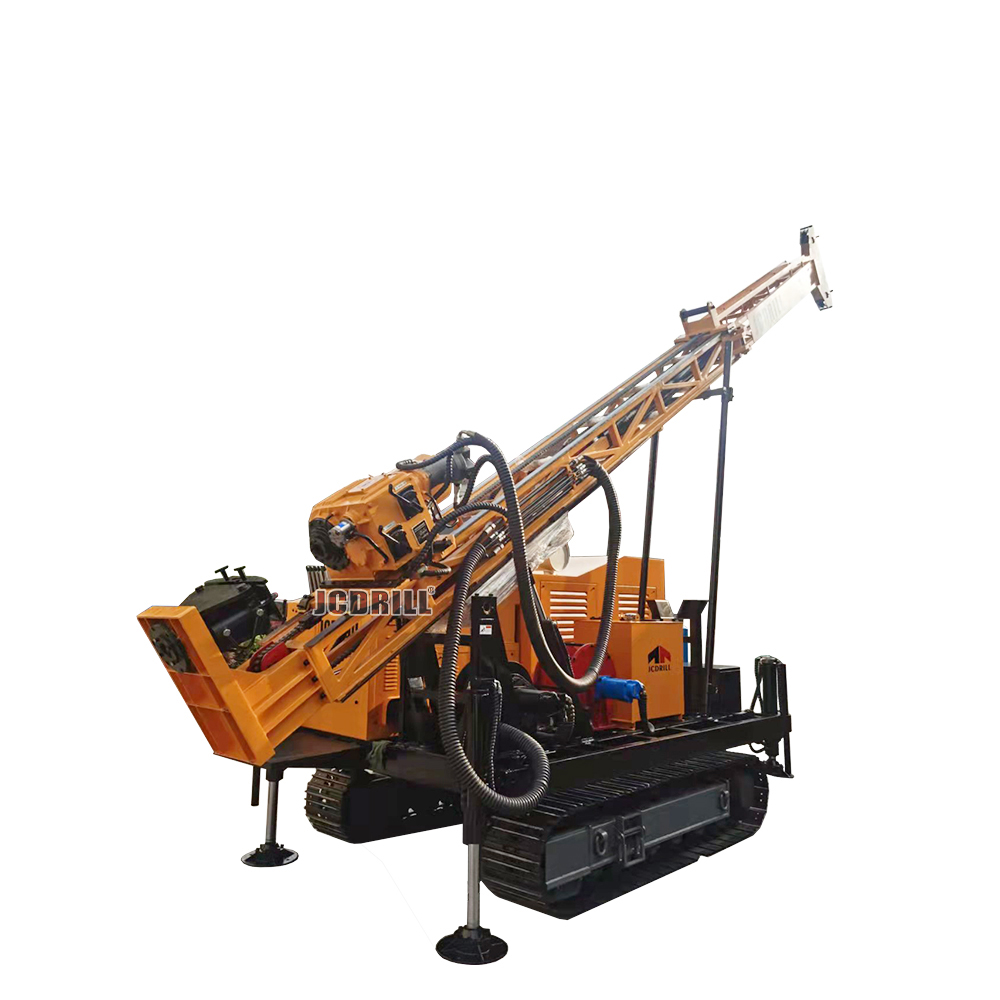 جهاز حفر استكشافي هيدروليكي لتعدين الذهب مثبت على مجنزرة JCD400 بكفاءة عالية في أخذ العينات السلكية