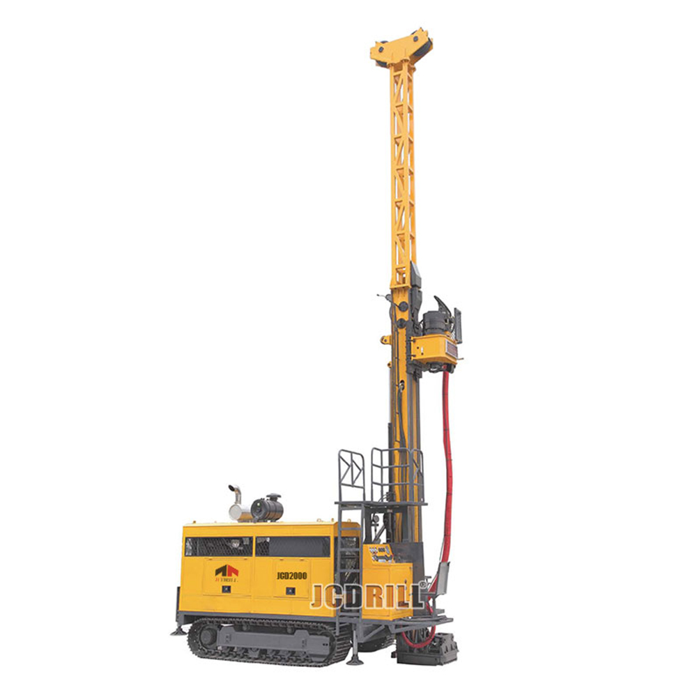 جهاز حفر دوار ذو قلب ماسي سطحي مثبت على مجنزرة هيدروليكية بالكامل JCD2000